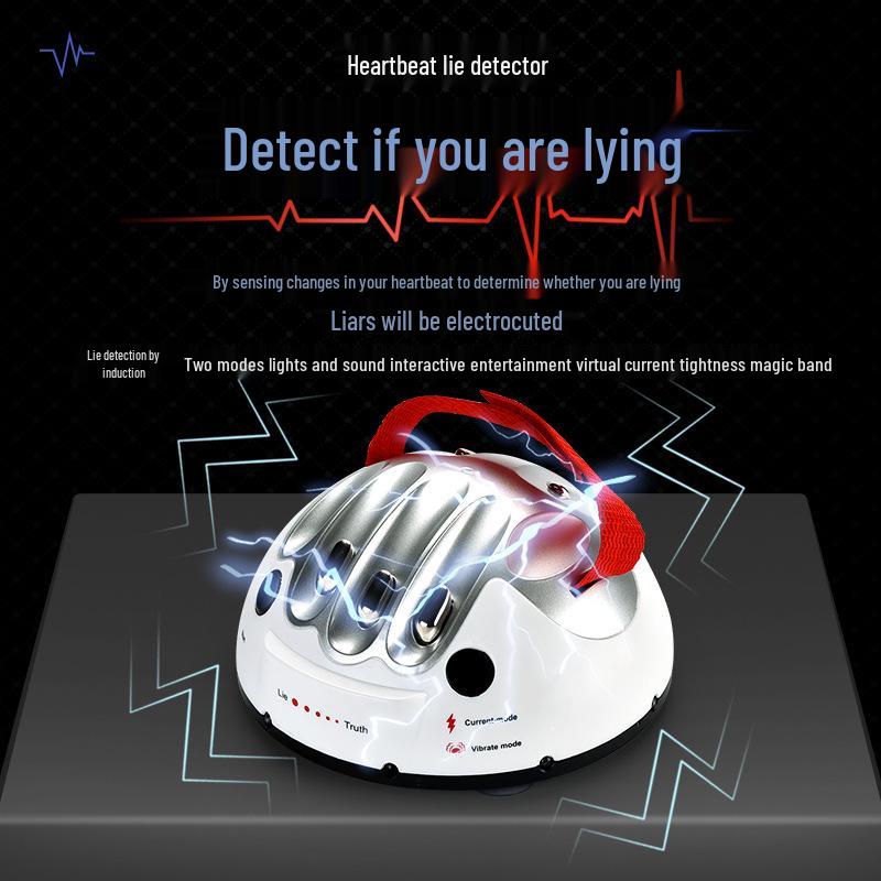 Heartbeat Lie Detector: Voltage-Based Truth or Dare Party Game