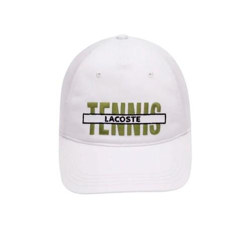 Lacoste Embroidered Gabardine Baseball Cap