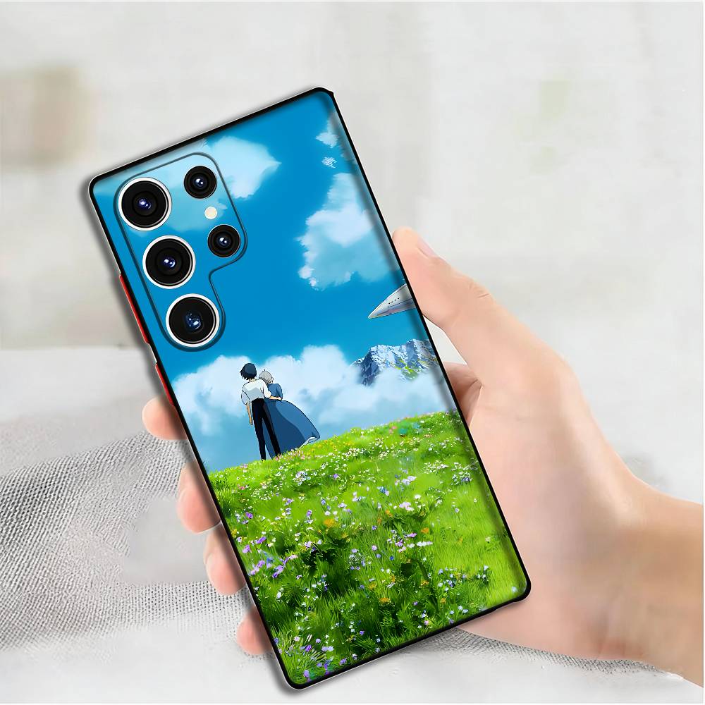 Anime S-Sophie H-Howl Phone Silicone Case for Samsung S24 22 20 23 21 20 Ultra Plus Lite 5G Print Cover