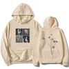 Felpe con Cappuccio Foto Piastrelle Petalo Design Ariana Grande Felpe con Cappuccio in Pile Manica Lunga Felpe con Cappuccio Unisex Streetwear Donna
