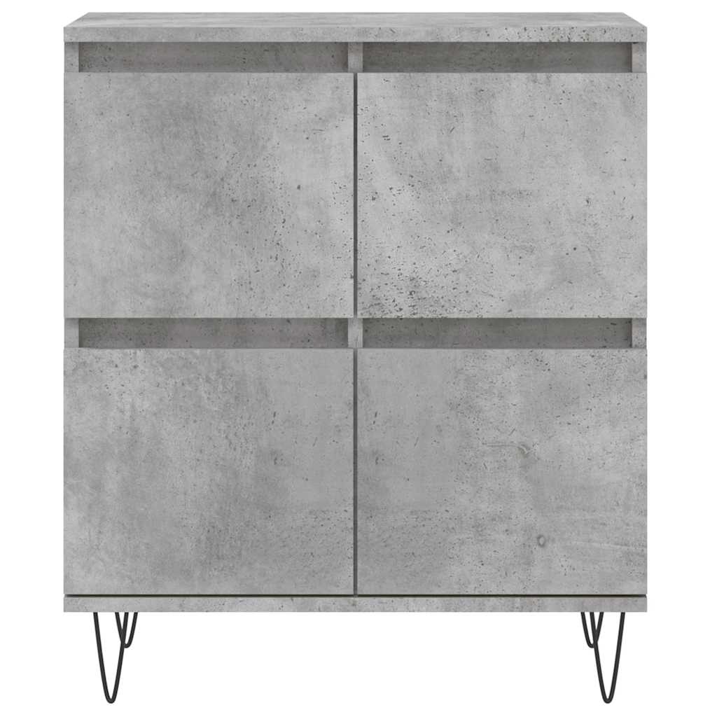 vidaXL Sideboard Concrete Grey 60x35x70 Cm Wood-based Panel