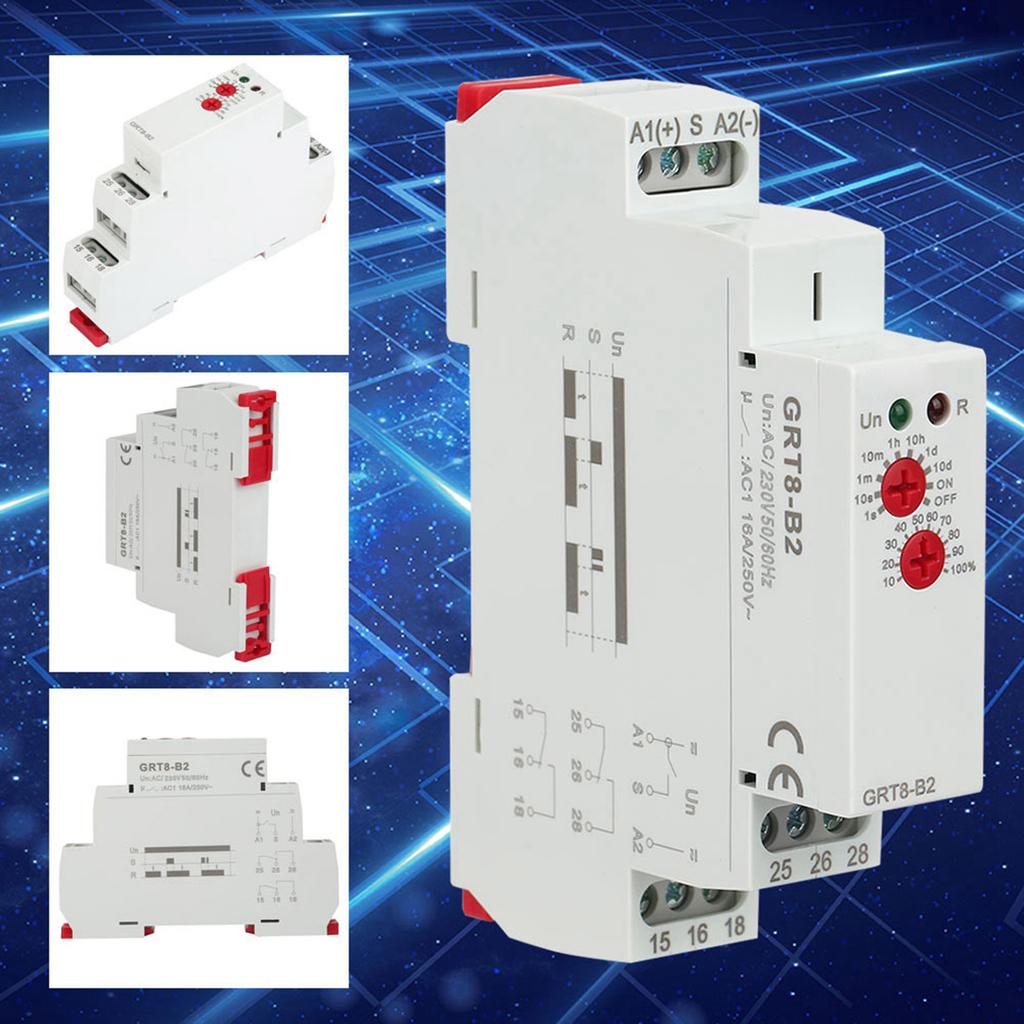 GRT8-B2   Single Function Control Din Rail Time Relay AC230