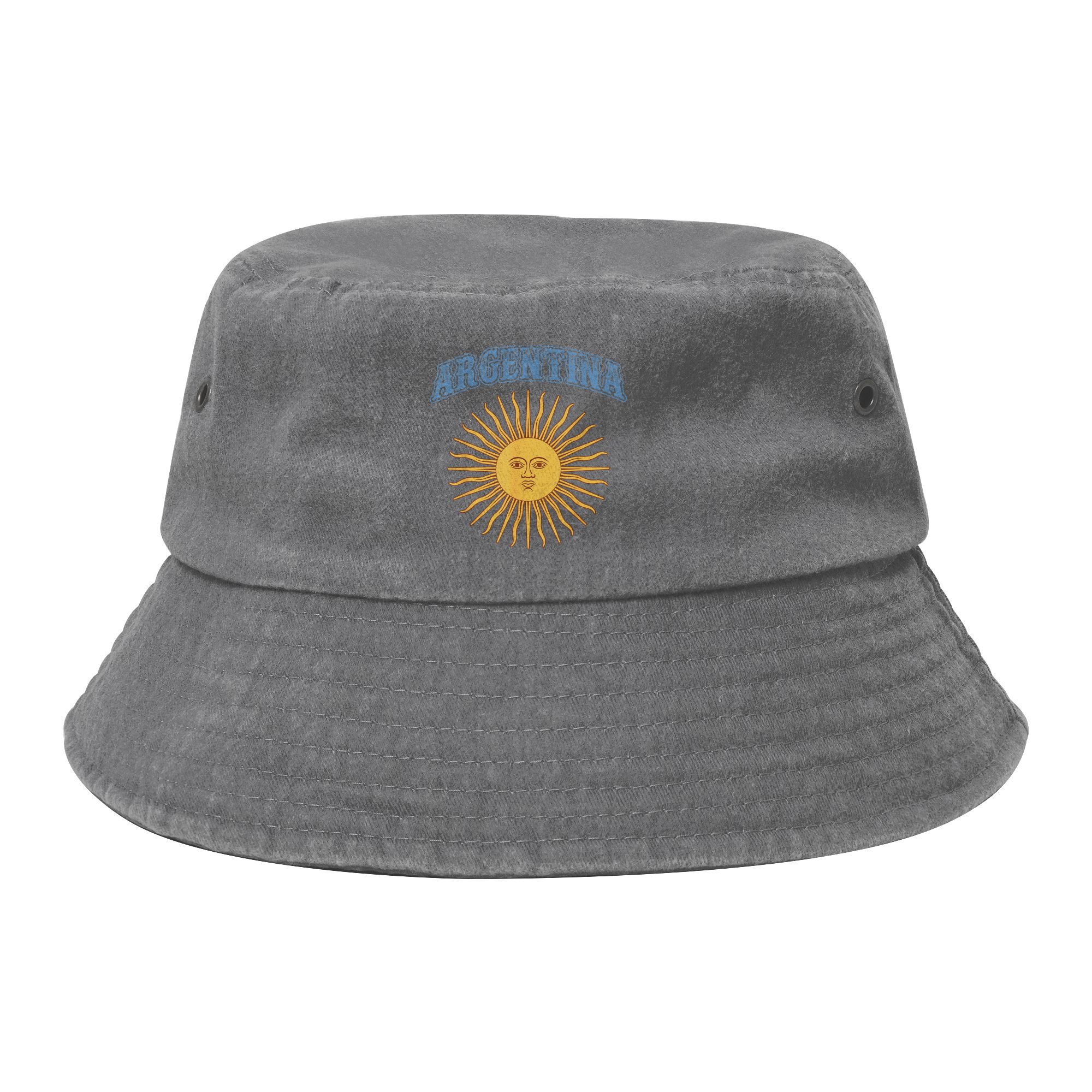 Teen Bucket Hats Argentina Argentinian Flag Sun of May Pride Travel Headwear Fishing FisherUnisex Hats Panama Hat Gift Idea One Size