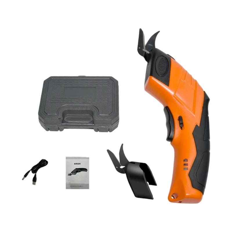 Powerful Wireless Handheld Cutter Device for Fabric Leather Materials Featuring Safety Functions in Crafting