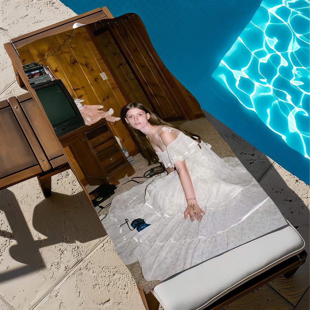 Sänger E-Ethel C-cain Handtuch Strand Schnelltrocknend Weich Poolhandtücher Geschenk für Reise Fitnessstudio Dusche Camping Sport