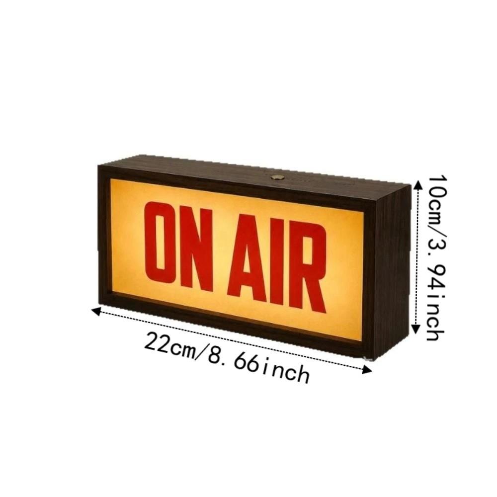 Schreibtischhalterung ON AIR Schild Sendung Sendung On Air Box Licht Heimstudio