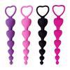 Heart Beads Soft Anal Plug Anus Toys Big Balls Silicone G-Spot Stimulating For Couples Butt Plugs Adult Sexy Anal Masturbator