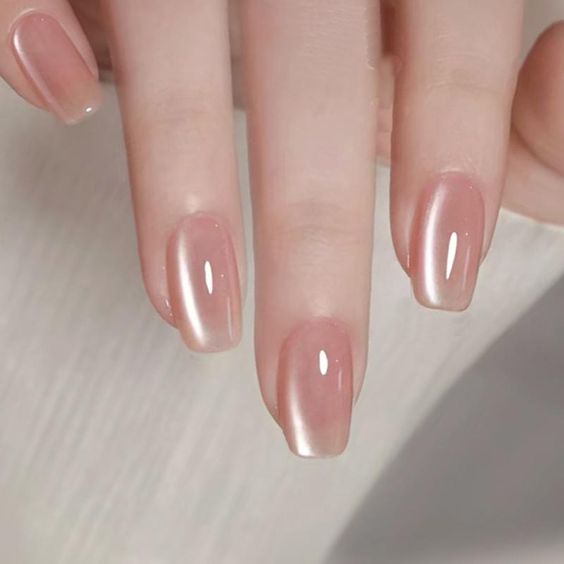 30Pcs Nail Tip Fake Nail  Wearable False Nails Simple Full Cover Press On Nails Diy Wear Nail Tool