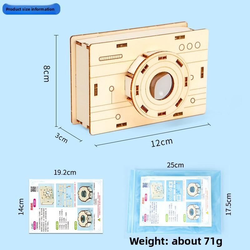 Science Experiment Diy Camera Model With Convex Lens For Stem Learning And Kids Educational Kits