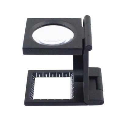 Glass Lens 10X Magnifier Foldable LED Lights LED Light Magnifier Portable Precision Magnifying Glass Fabric Inspection