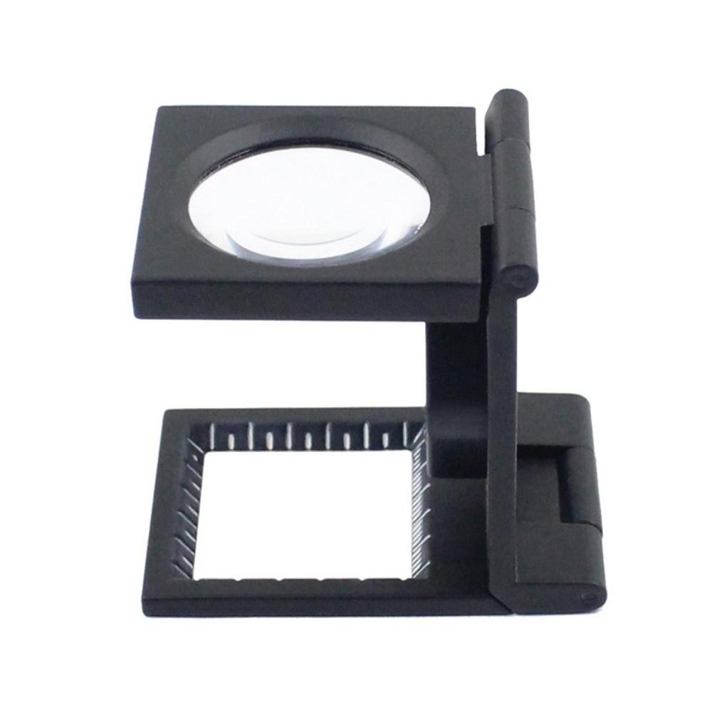 Foldable Folding Magnifier LED Lights Magnifying Glass Reading Aid Linen Tester  Jewellery Loupe