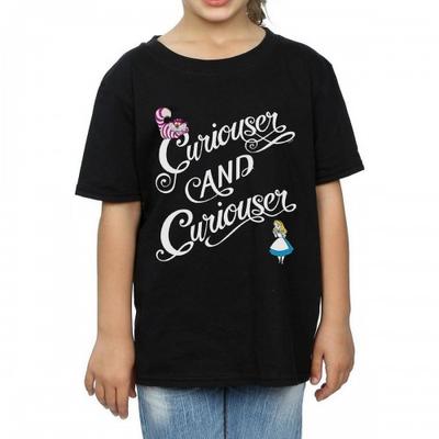 Girls Curiouser And Curiouser Cotton T-Shirt