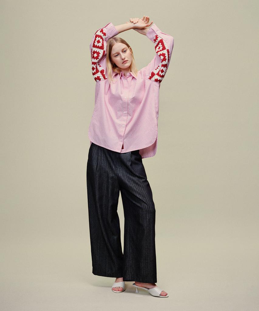 CALLAITE Monica High-Waisted Flare Pants