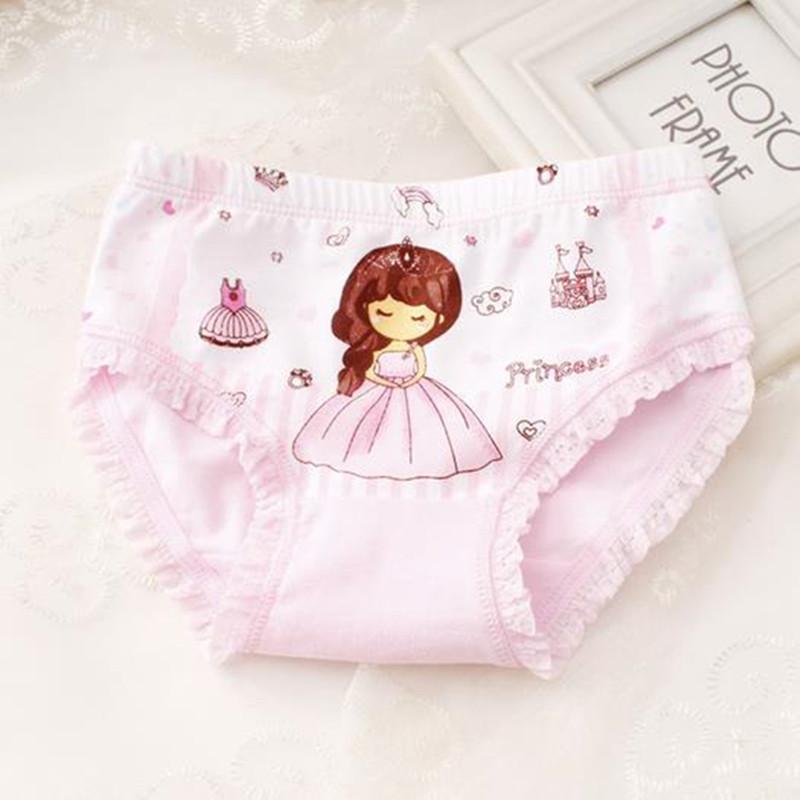 4pc Baby Cartoon Unterwäsche Mädchen Baumwolle Slips Unterhose Kinder Höschen Shorts