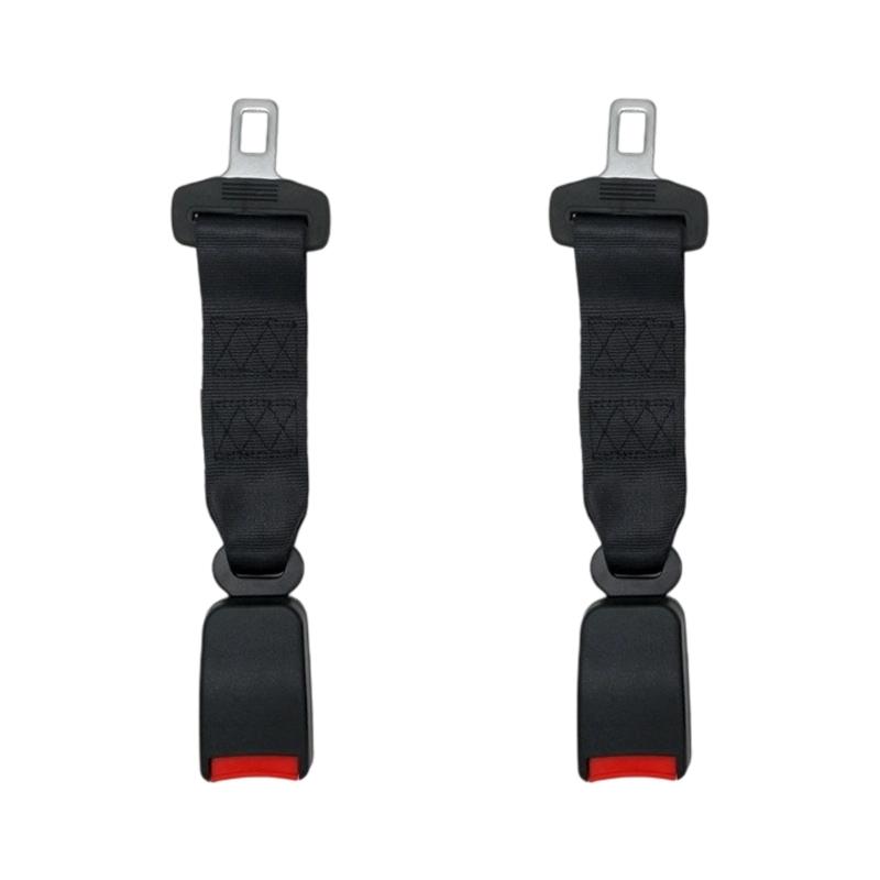 Double Automotive Seatbelt Extenders Heavy Duty ABS Seat Belt Lengtheners Ergonomic Design for Best Passenger Space