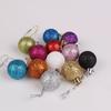 30mm Pack 24 Christmas Matte And Glitter Decor Ball Festival Props Atmosphere