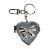 Lovely Bowknot Love Heart Charm Pendant Portable and Sturdy Acrylics Alloy Keychain Accessory for Fashionable Women