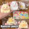 Neues Cartoon-Hamster-Quetschspielzeug Knet-Handentspannungsspielzeug Dekompressions-Quetschspielzeug Fidget Sensorikspielzeug für Kinder Erwachsene Geschenk