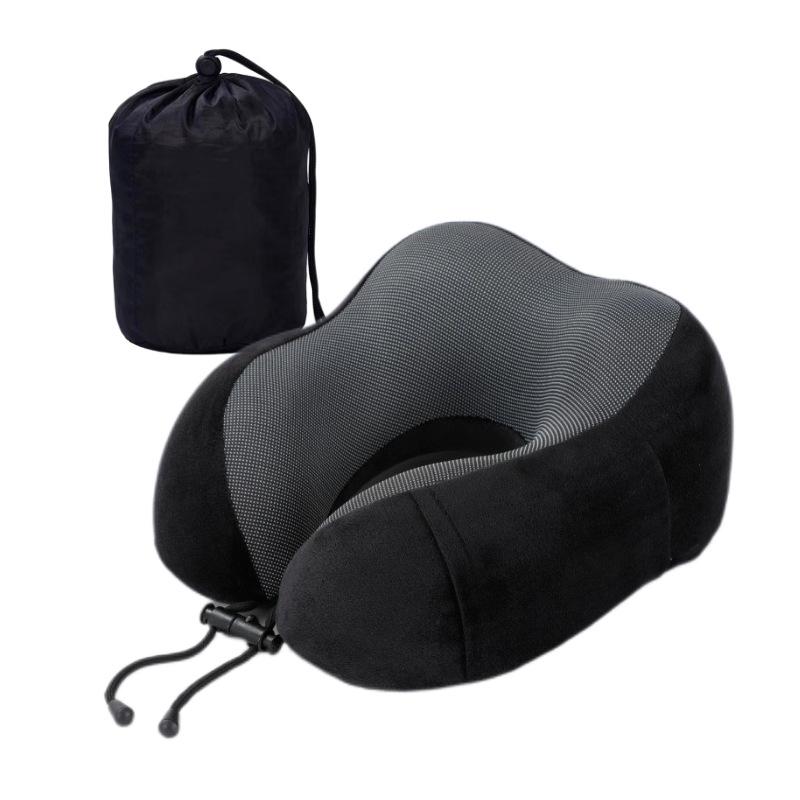Hump-Shaped Memory Foam U-Shaped Neck Pillow for Office, Travel, and Business Trips