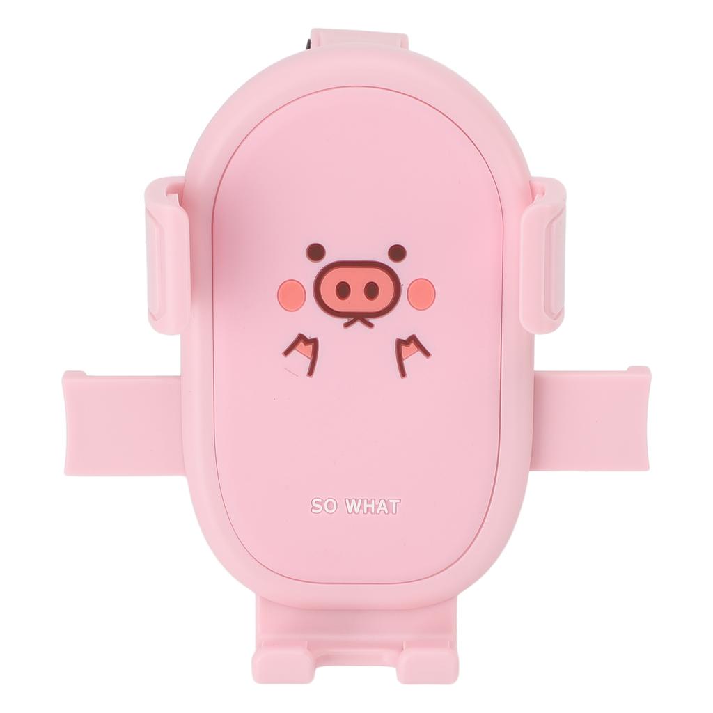 Motorcycle Phone Mount PVC Cute Cartoon Shock Absorption Cycling Handlebar Cell Phone Holder Clamp