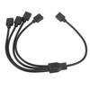 ARGB Splitter Cable 1 To 4 Female To Female 5V 3 Pin RGB Splitter Extension Cable for Computer Chassis CPU Cooler and