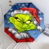 Grinch Christmas  Automatic Umbrella - Suitable Travel Outdoor Portable Umbrella Birthday Gift Daily Essentials