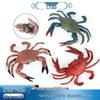 Simulation Green King Crab Model: Children's Educational Toy Ornament