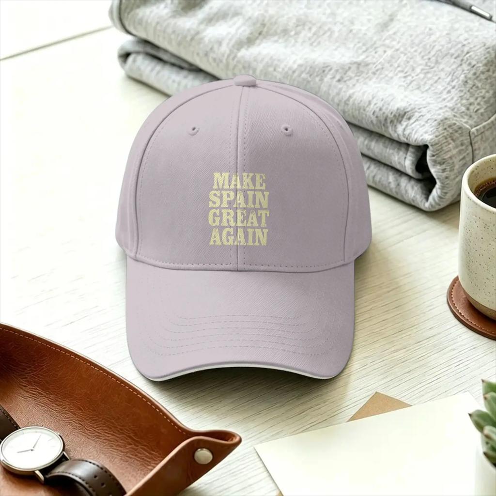 Espana Make Spain Great Again Casual Baseball Cap Summer Trucker Hat Sunscreen Outdoor Gym Snapback Cap Streetwear Baseball Cap