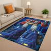 3D T-Transformers Optimus Prime Bumblebee Cartoon Living Room Non-Slip Area Rug Carpet For Bedroom Sofa,Easy Clean Home Doormat