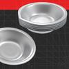 6Pcs Stainless Steel Paint Mixing Tray Set Suitable for Artists and DIYer Projects in Various Setting, Home & Studio Use