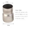Motorcycle Exhaust Pipe Adapter Exhaust Pipe 60 To 51mm Connector Adapter Modified Conversion Pipe Motorcycle Pipe Conversion Tool Stainless Material