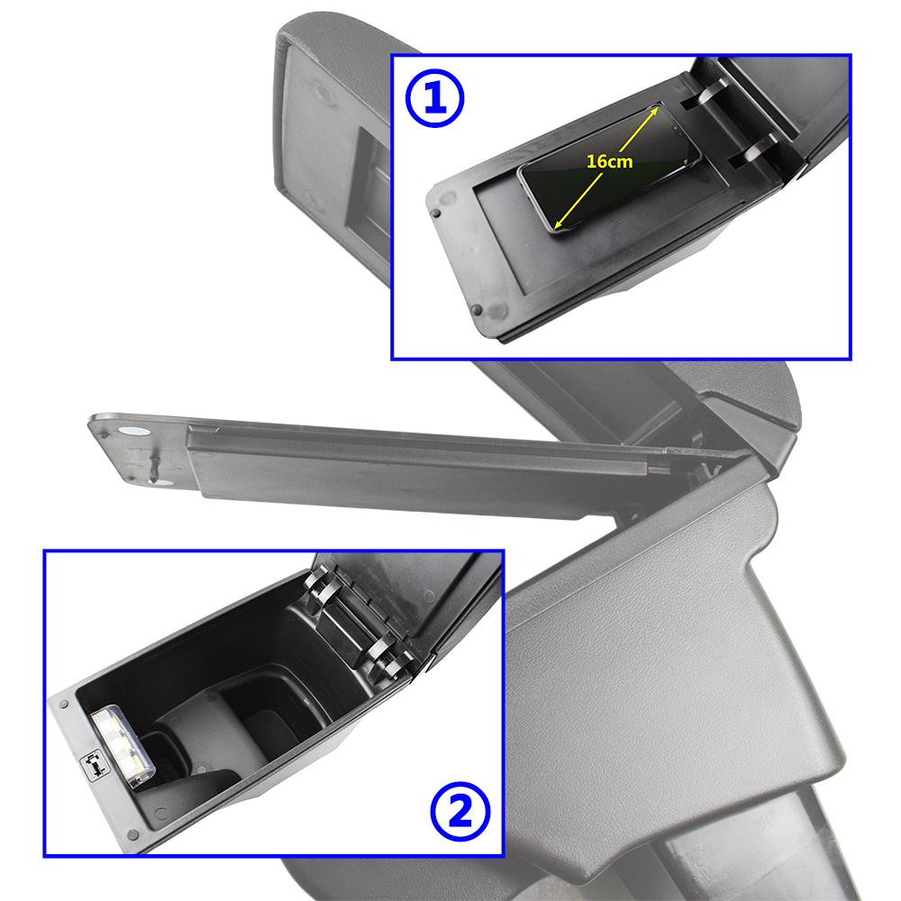 Central Arm Center Rest For Suzuki Vitara 2015-2024 Armrest Accessories Storage Box For LY Car Parts Armrest Box 2018 2020 2022