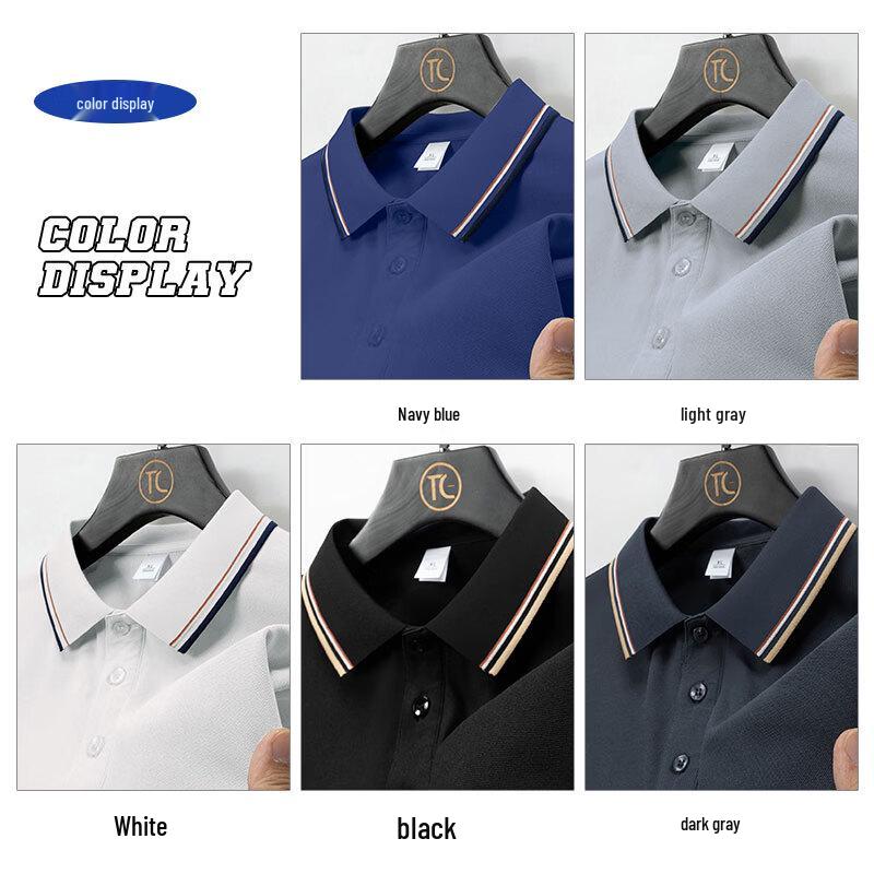 EASTERN CAMEL Men's Ice Silk Quick-Dry Polo Shirt