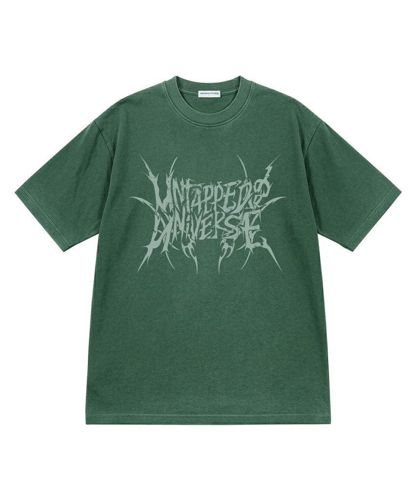UNTAPPED STUDIO Neo Spike Pigment Oversized Short Sleeve T-Shirt 5 Colors