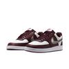 Nike  Court Vision Low  White/Burgundy Crush/Metallic Pewter Women Sneakers Red IM7647-100