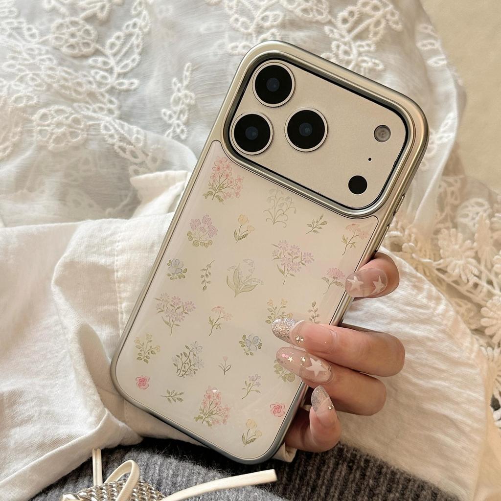 Artistic Flower Phone Case for iPhone 16, iPhone 17, and iPhone 17 Pro Max
