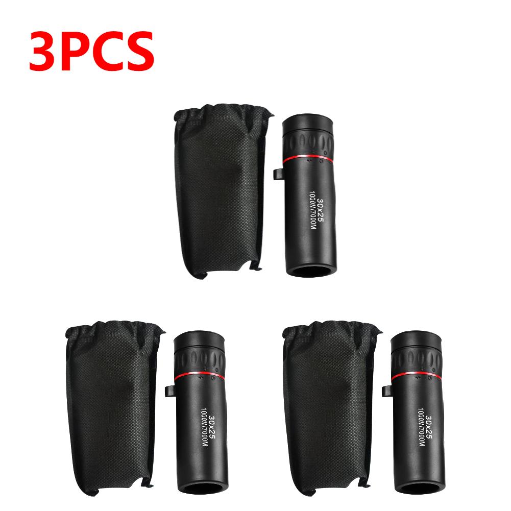 High Definition Monocular Telescope 30X25 Waterproof Mini Portable Zoom 7X Scope Monocular Telescope For Travel Hunting