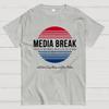 Media Break Cotton Summer Casual Cool Loose T-Shirt