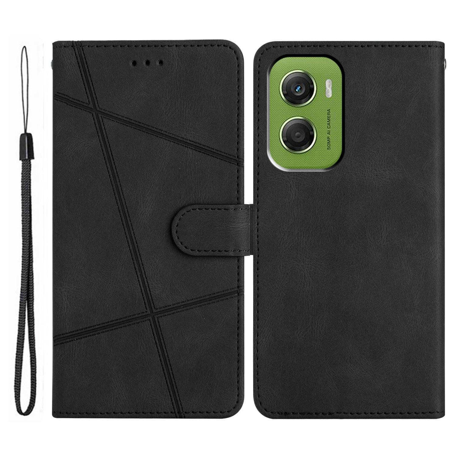 

For Motorola Moto G06 4G Case Crazy Horse Texture PU Leather Wallet Stand Phone Cover