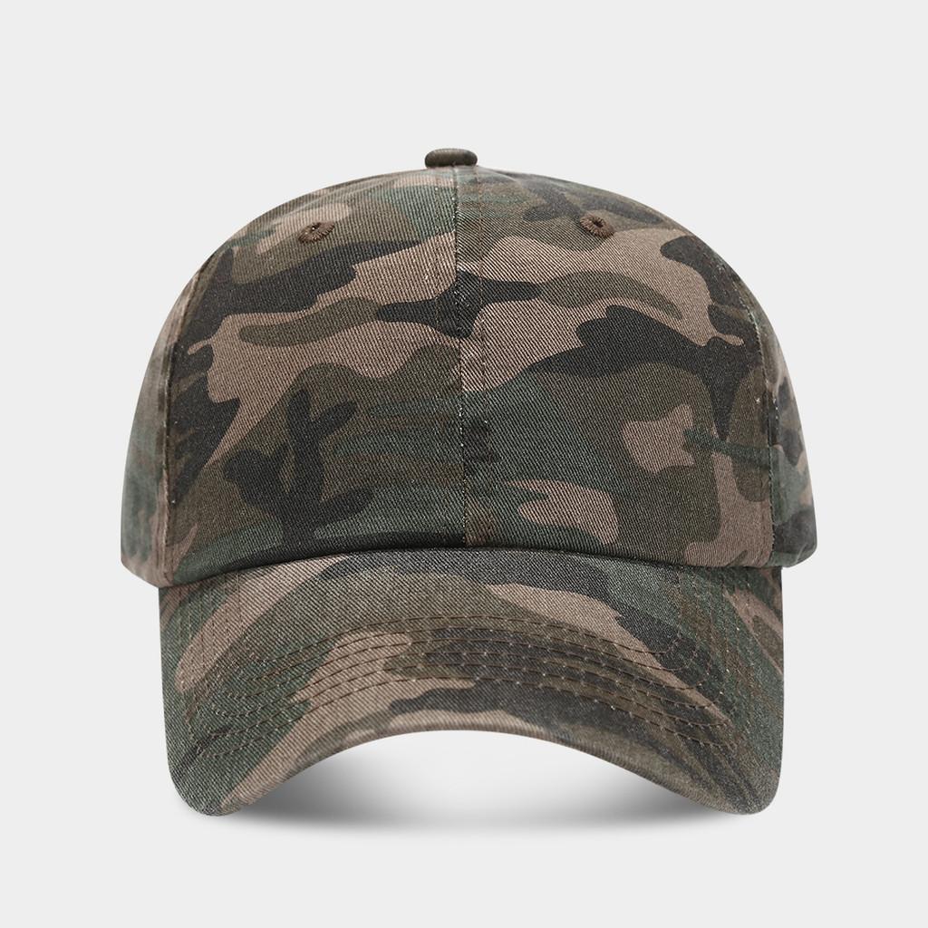 Vintage Camouflage Baseball Cap With Sun Protection For Outdoor Activities