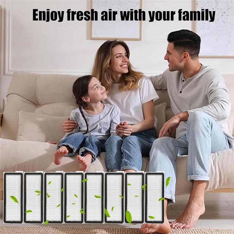 

A65T-8 PCS HEPA Filters For Roborock Qrevo Curv, P10 Pro, P20 Pro,Qrevo S, Qrevo Pro, Qrevo Maxv Robot Vacuum Cleaner Accessorie белый
