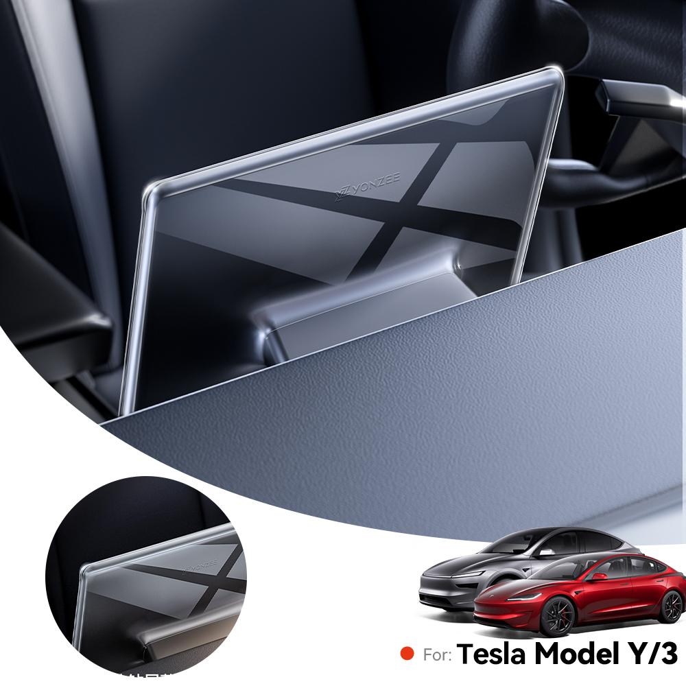 YZ For Tesla Model 3 Y 2019-2025 Full Coverage Anti-Scratch Display Frame Protective Cover Center Console Decoration Accessorie