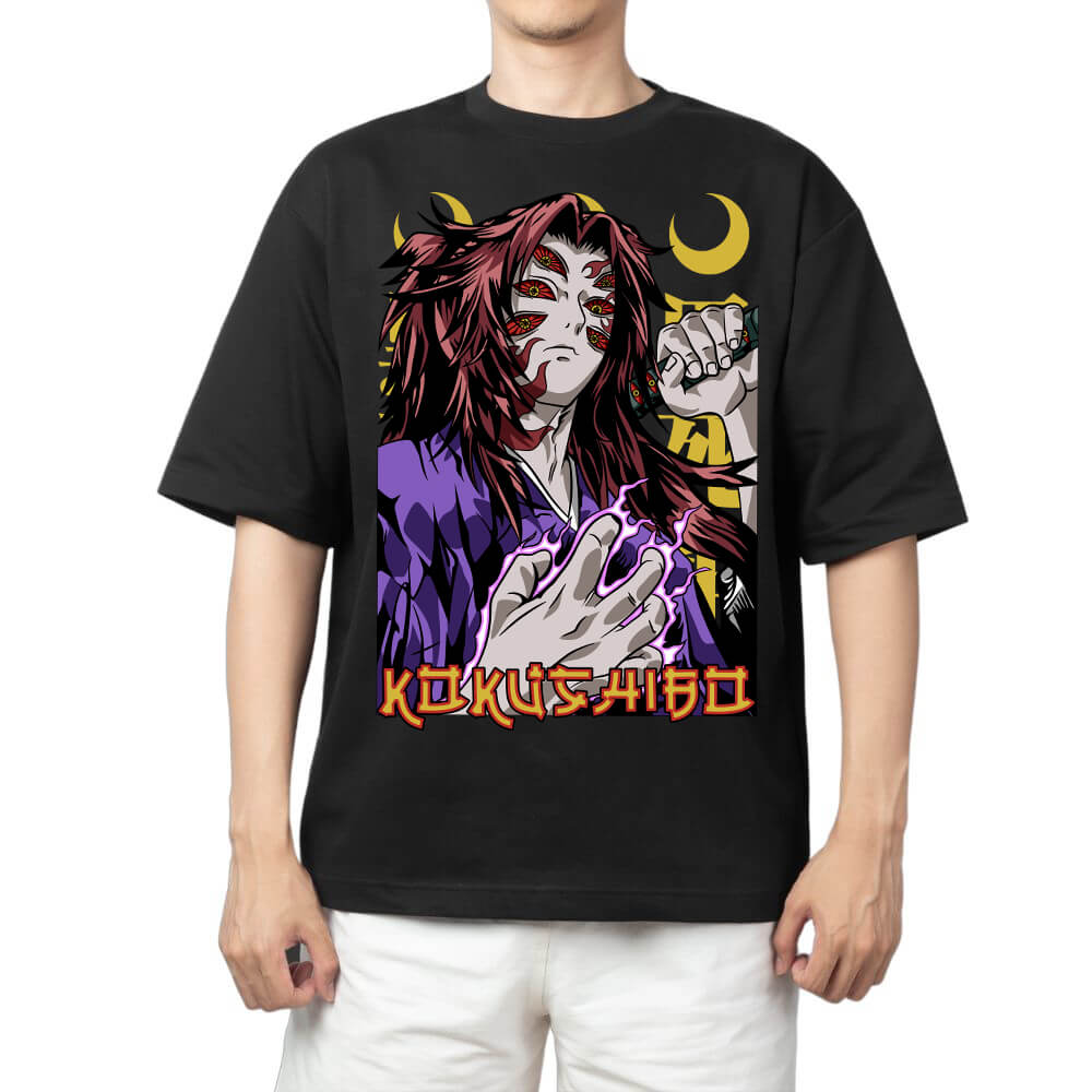 Demon Slayer Tanjiro Kamado Hinokami Kagura with Japanese Text Anime Print T Shirt Men 2026 Summer Casual Streetwear