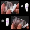 Nail Stamper French Tip Nail Stamp Rotatable Nail Art Stamper Clear Silicone Nail Stamping Jelly Stamper Nails Art Tool