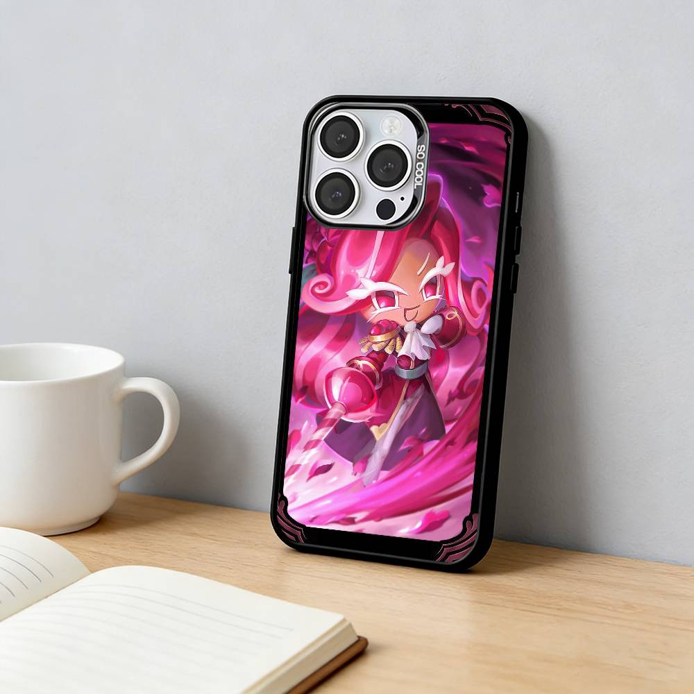 

Cookie Run Kingdom Phone Case For iPhone 17,16,15,14,13,12,11 Plus,Pro Max,XS,Colorful Silver Black Cover iPhone16e