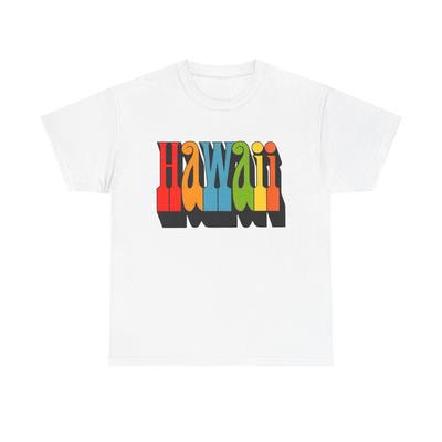 Hawaii Retro Graphic T Shirt Unisex Heavy Cotton Tee Unisex T-Shirt