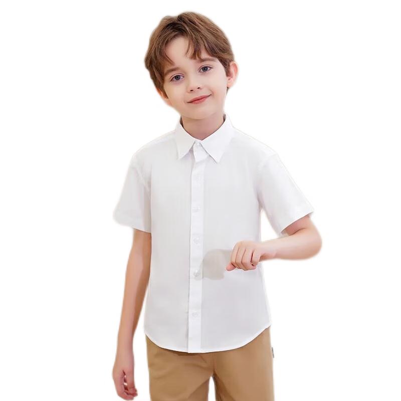 Kids  Short-Sleeve School Uniform Shirt 120
