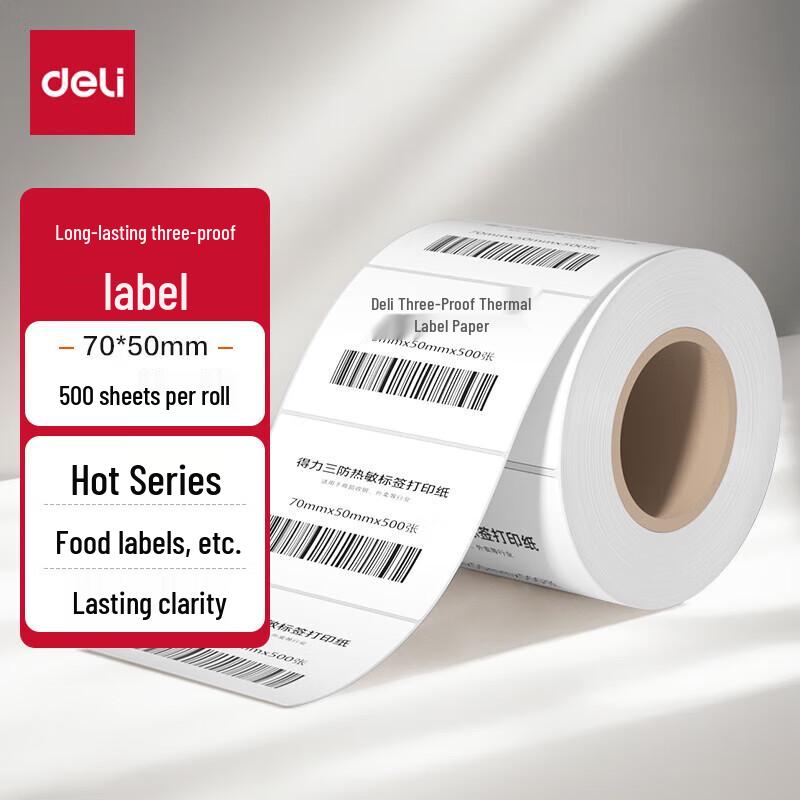 Deli Rhine Durable Thermal Label Paper