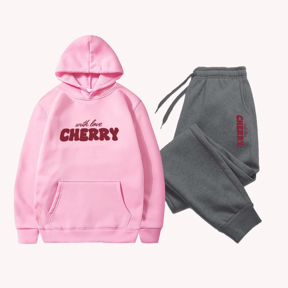 Trendy Men's & Women's Casual Printed Hoodie & Sweatpants Set