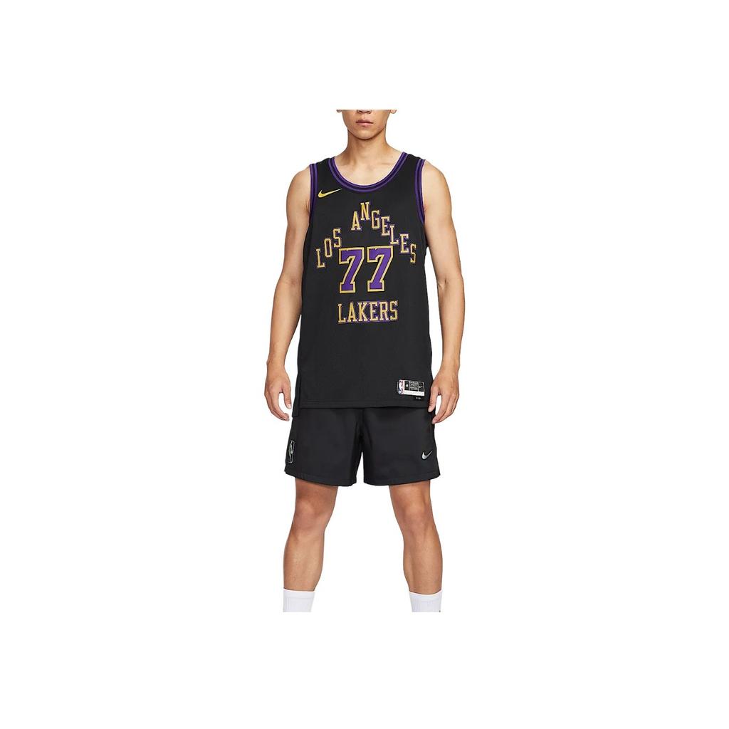Nike NBA City Edition Dri-Fit Swingman Los Angeles Lakers Sleeveless Basketball Jersey Men tops DX8506-014